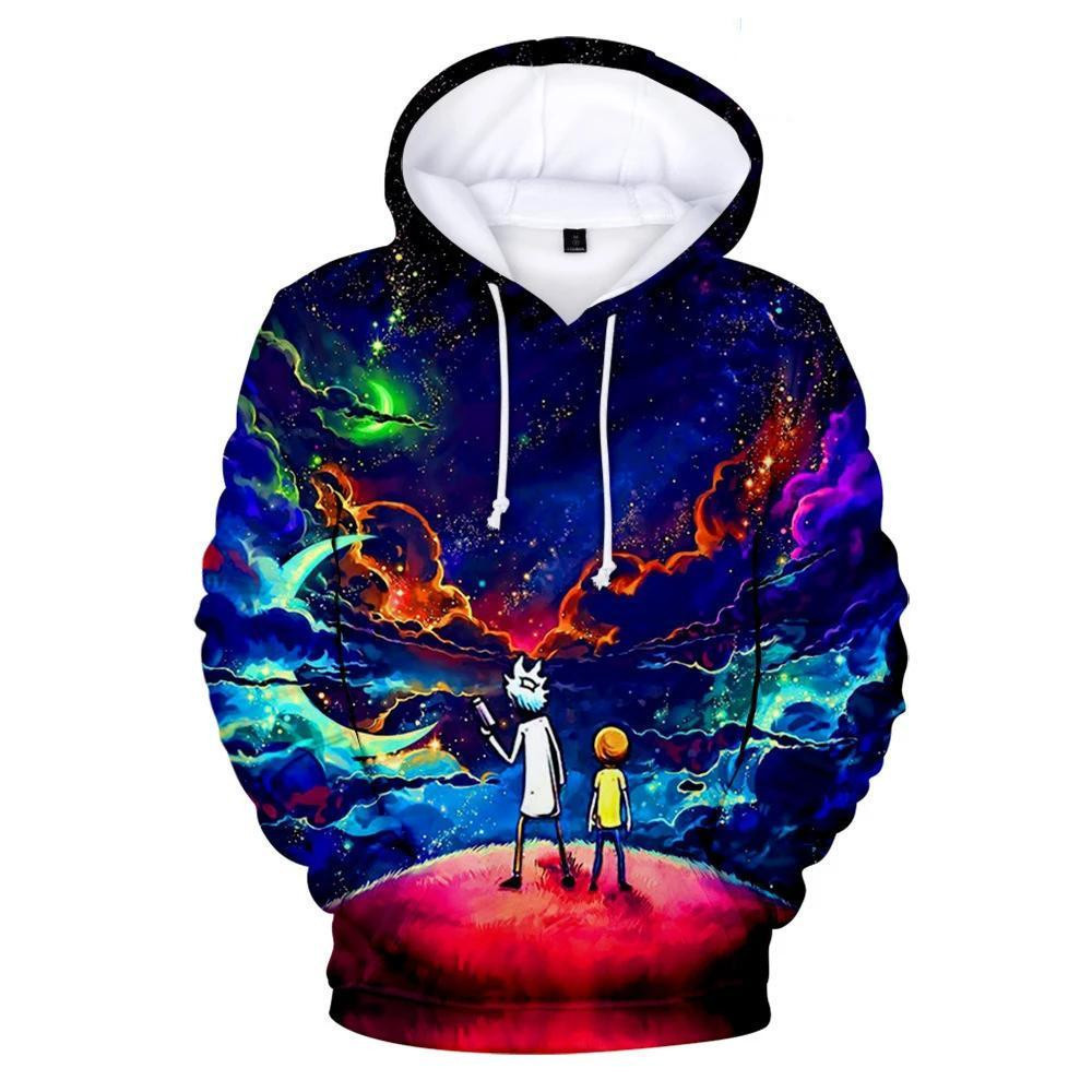 Rick And Morty 3D All Over Print Hoodie, Zip Hoodie