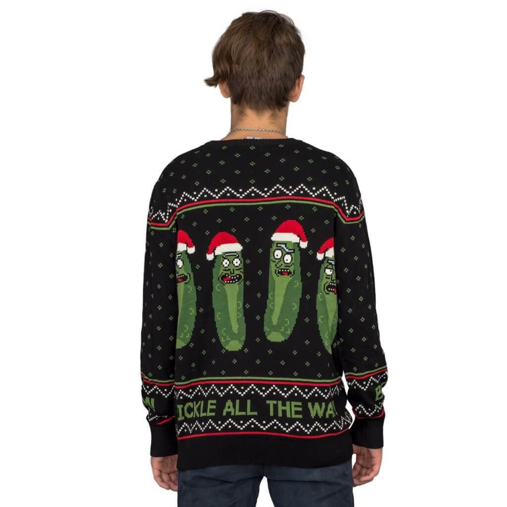 Rick And Morty Boom! Pickle Rick For Unisex Ugly Christmas Sweater Adult 3D Funny Matching for family - Image 4