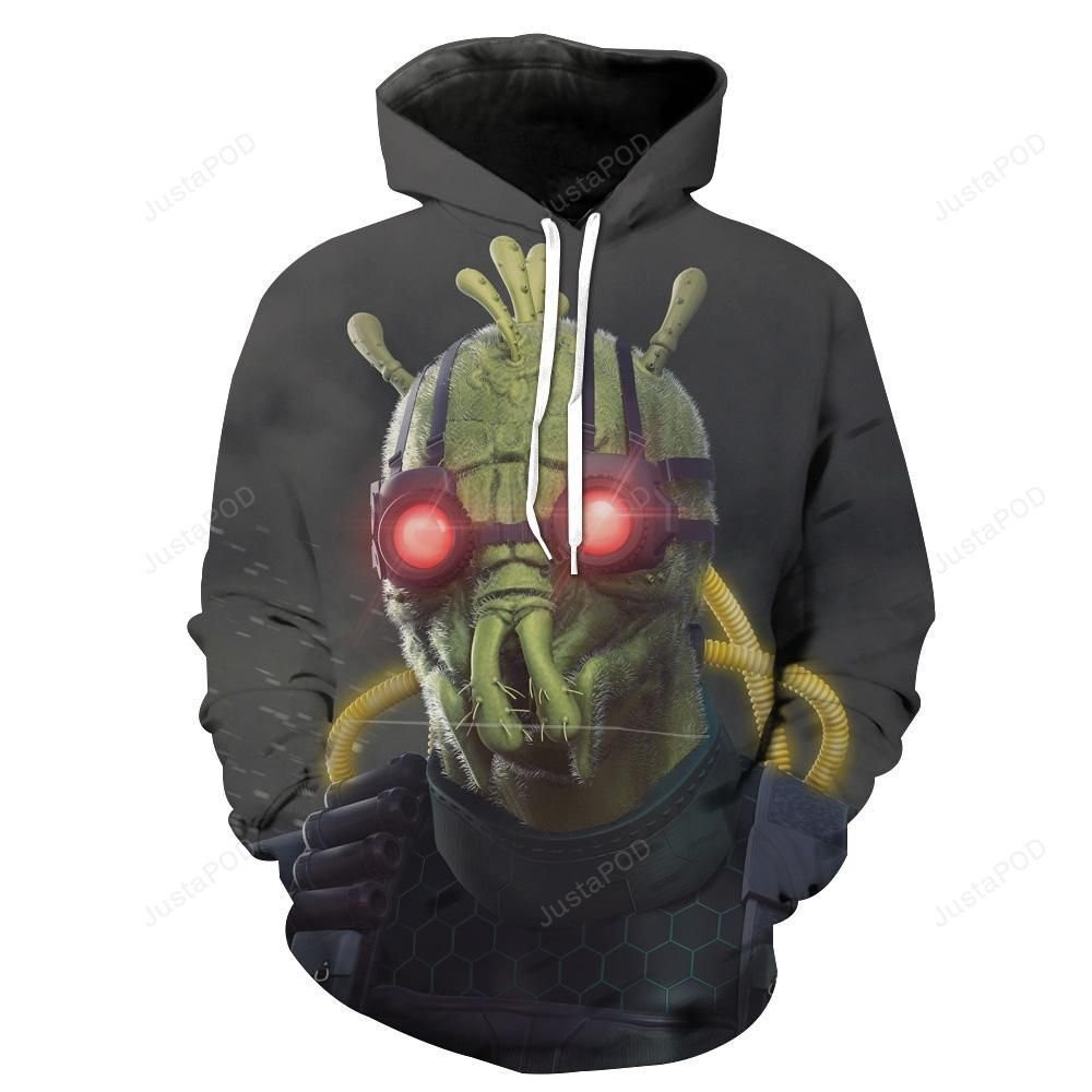 Rick and Morty Krombopulos Michael 3D All Over Print Hoodie, Zip Hoodie