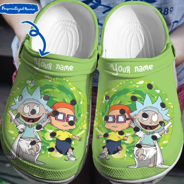 Rick And Morty TV Series Crocs Crocband Clogs Shoes Comfortable For Men Women and Kids - Image 2