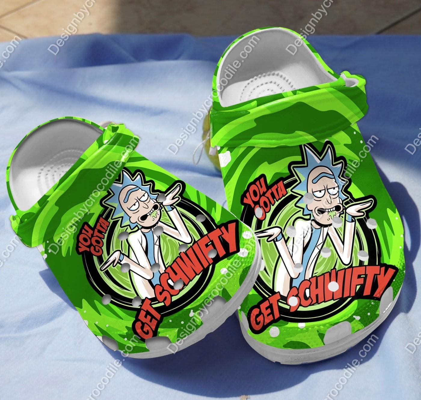 Rick And Morty TV Series Crocs Crocband Clogs Shoes Comfortable For Men Women and Kids