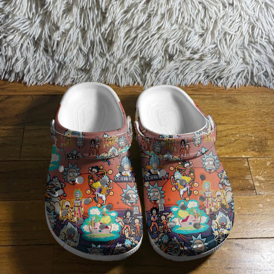 Rick And Morty TV Series Crocs Crocband Clogs Shoes Comfortable For Men Women and Kids - Image 6
