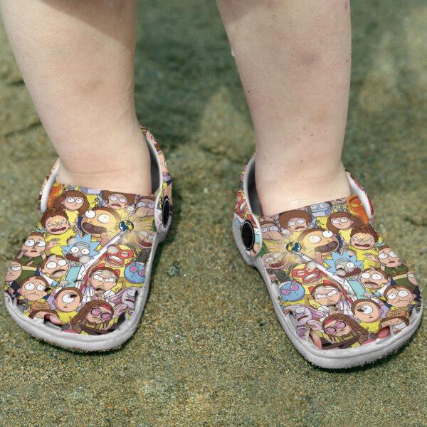 Rick And Morty TV Series Crocs Crocband Clogs Shoes Comfortable For Men Women and Kids - Image 10