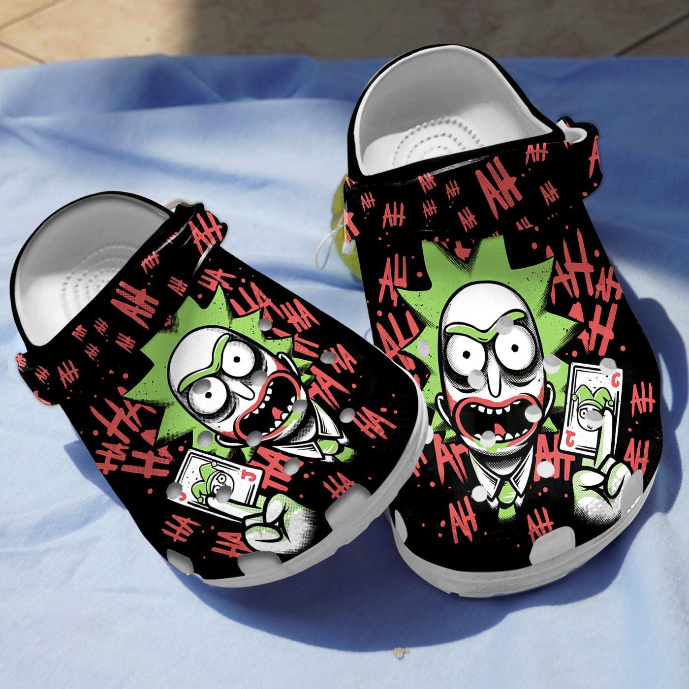 Rick And Morty TV Series Crocs Crocband Clogs Shoes Comfortable For Men Women and Kids