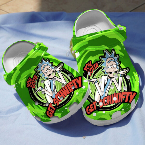 Rick And Morty TV Series Crocs Crocband Clogs Shoes Comfortable For Men Women and Kids - Image 5