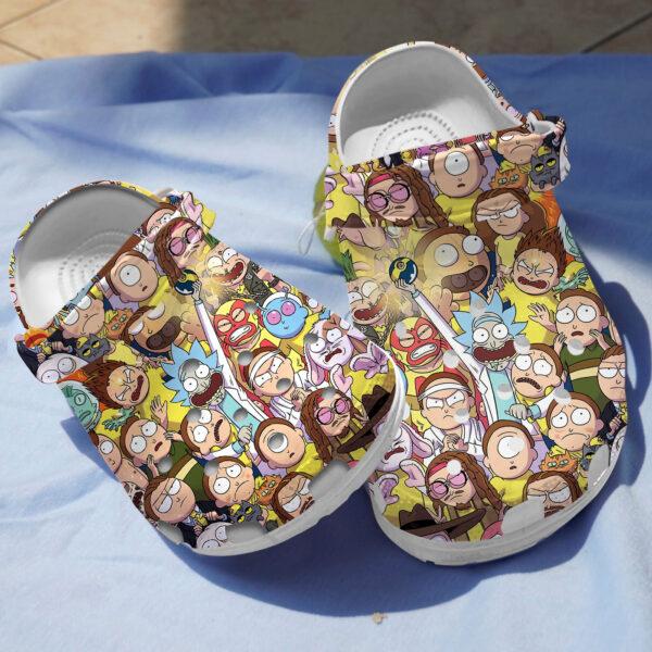 Rick And Morty TV Series Crocs Crocband Clogs Shoes Comfortable For Men Women and Kids - Image 9