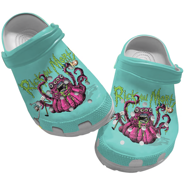 Rick And Morty TV Series Crocs Crocband Clogs Shoes Comfortable For Men Women and Kids