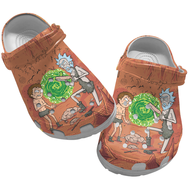 Rick And Morty TV Series Crocs Crocband Clogs Shoes Comfortable For Men Women and Kids