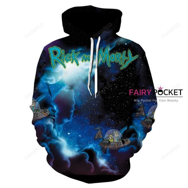 Rick and Morty Universe 3D All Over Print Hoodie, Zip Hoodie