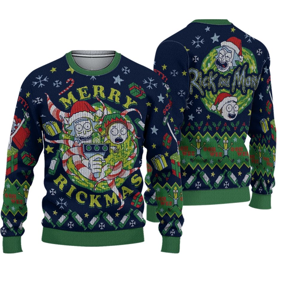 Rick Merry Rickmas Christmas Ugly Sweater