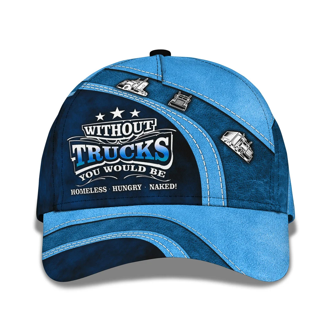 Ride With Pride Navy Big Truck Classic Cap Trucker Hats Custom Hats Gifts For Men & Women