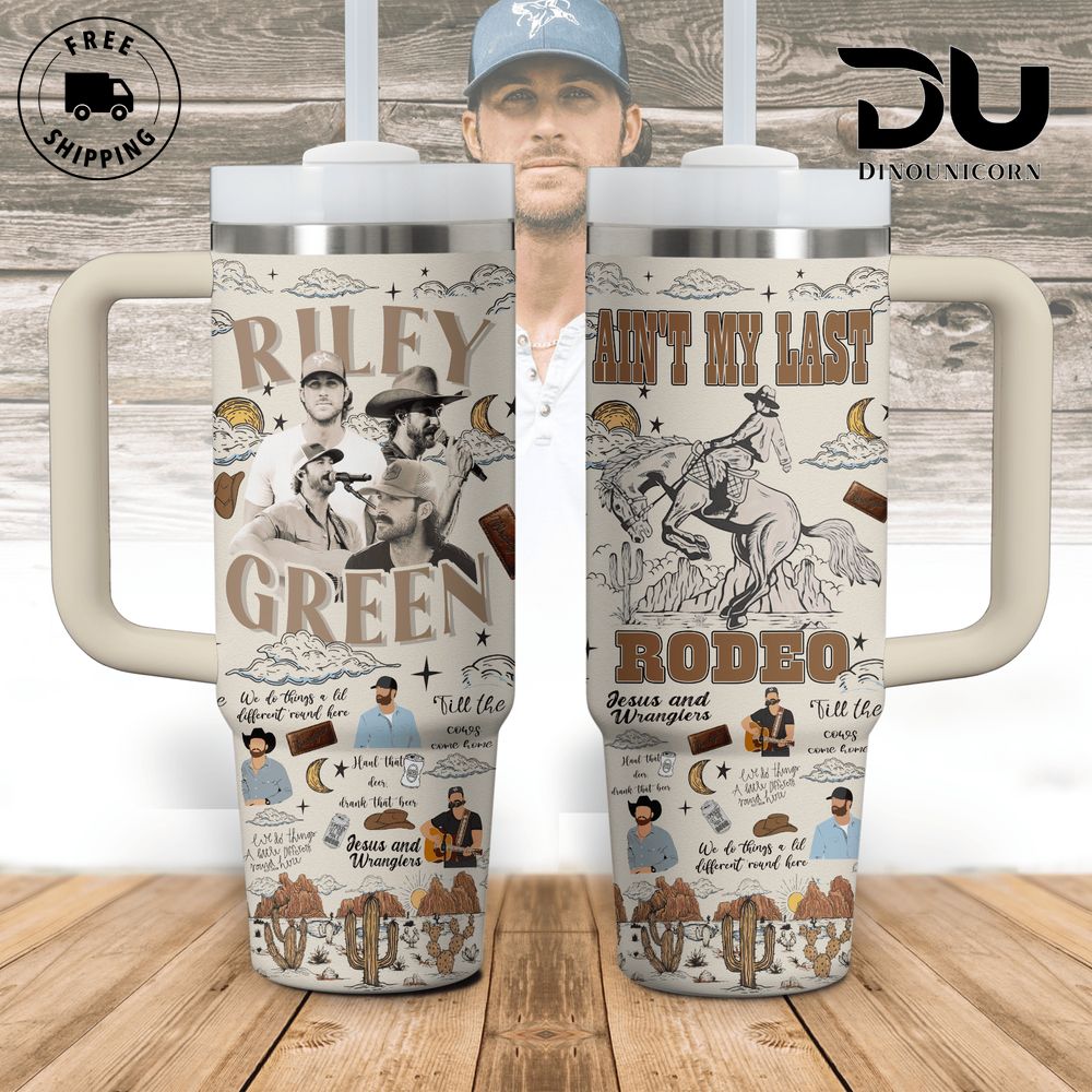 Riley Green Music Custom Stanley Cup 40 oz 30 oz Tumbler With HandleTVC2301711