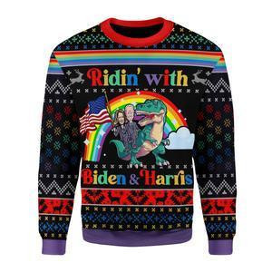 Ringding with J and K LGBT Ugly Christmas Sweater Adult 3D Funny Matching for family