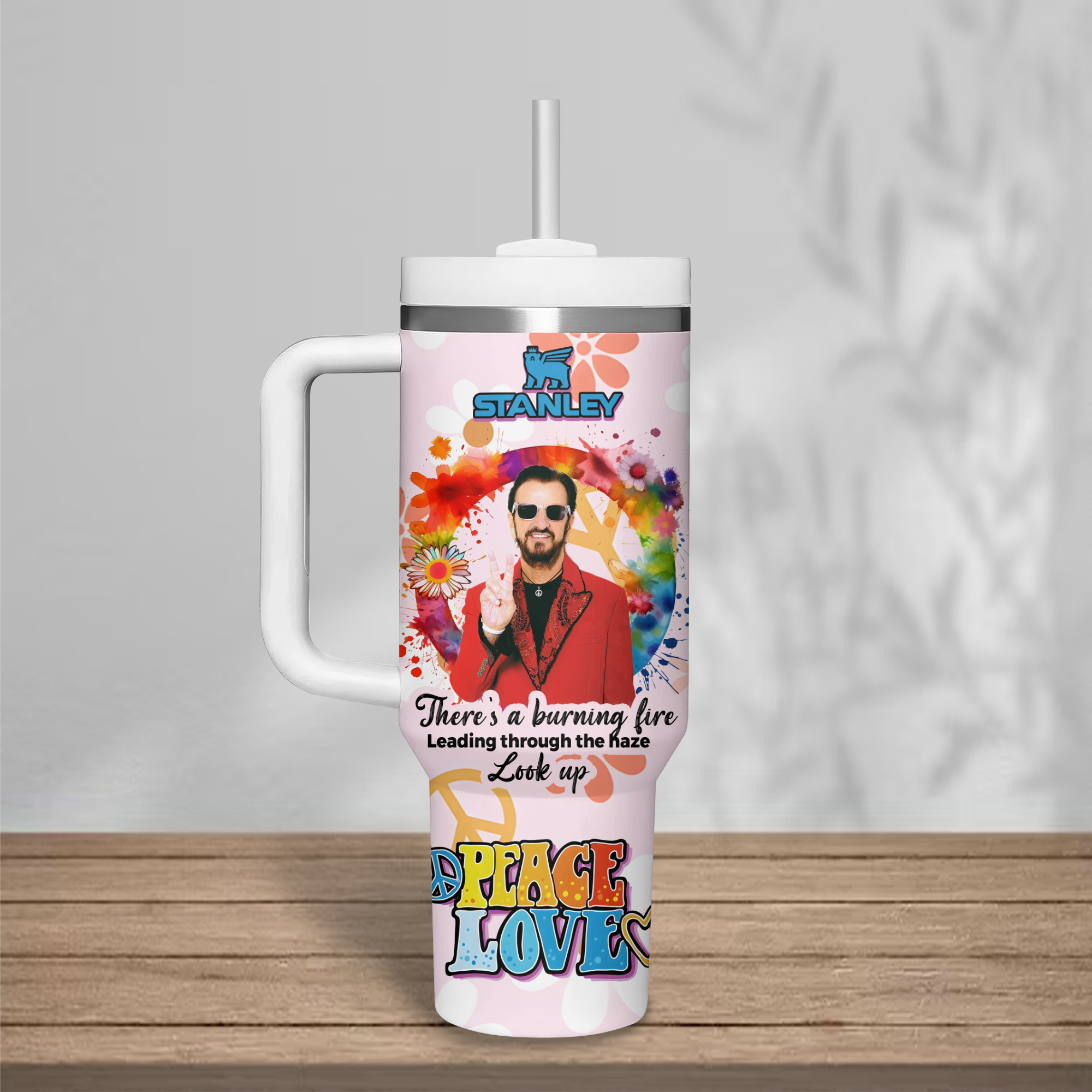 Ringo Starr Music Custom Stanley Cup 40 oz 30 oz Tumbler With HandleTVC2301177 - Image 3