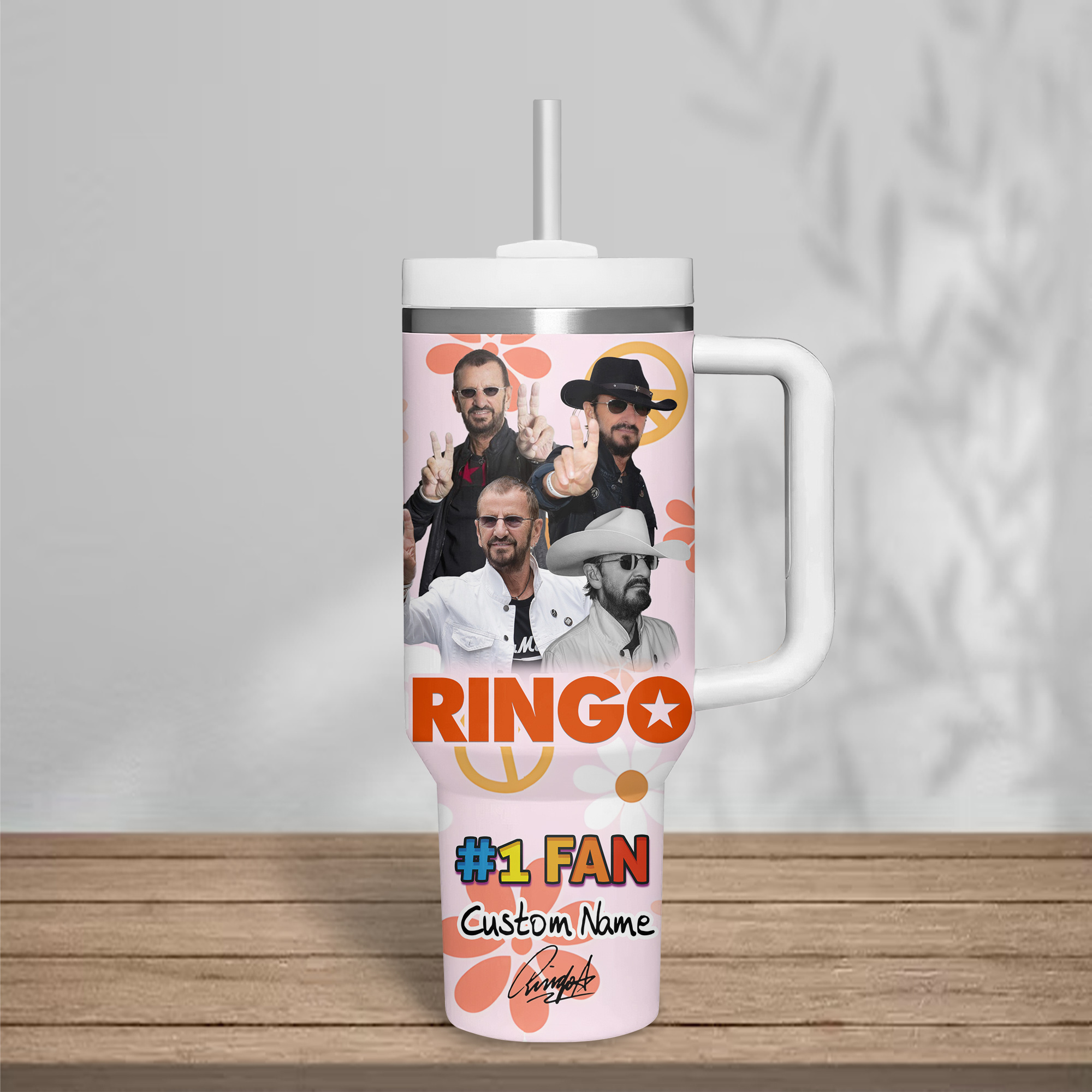 Ringo Starr Music Custom Stanley Cup 40 oz 30 oz Tumbler With HandleTVC2301177 - Image 4