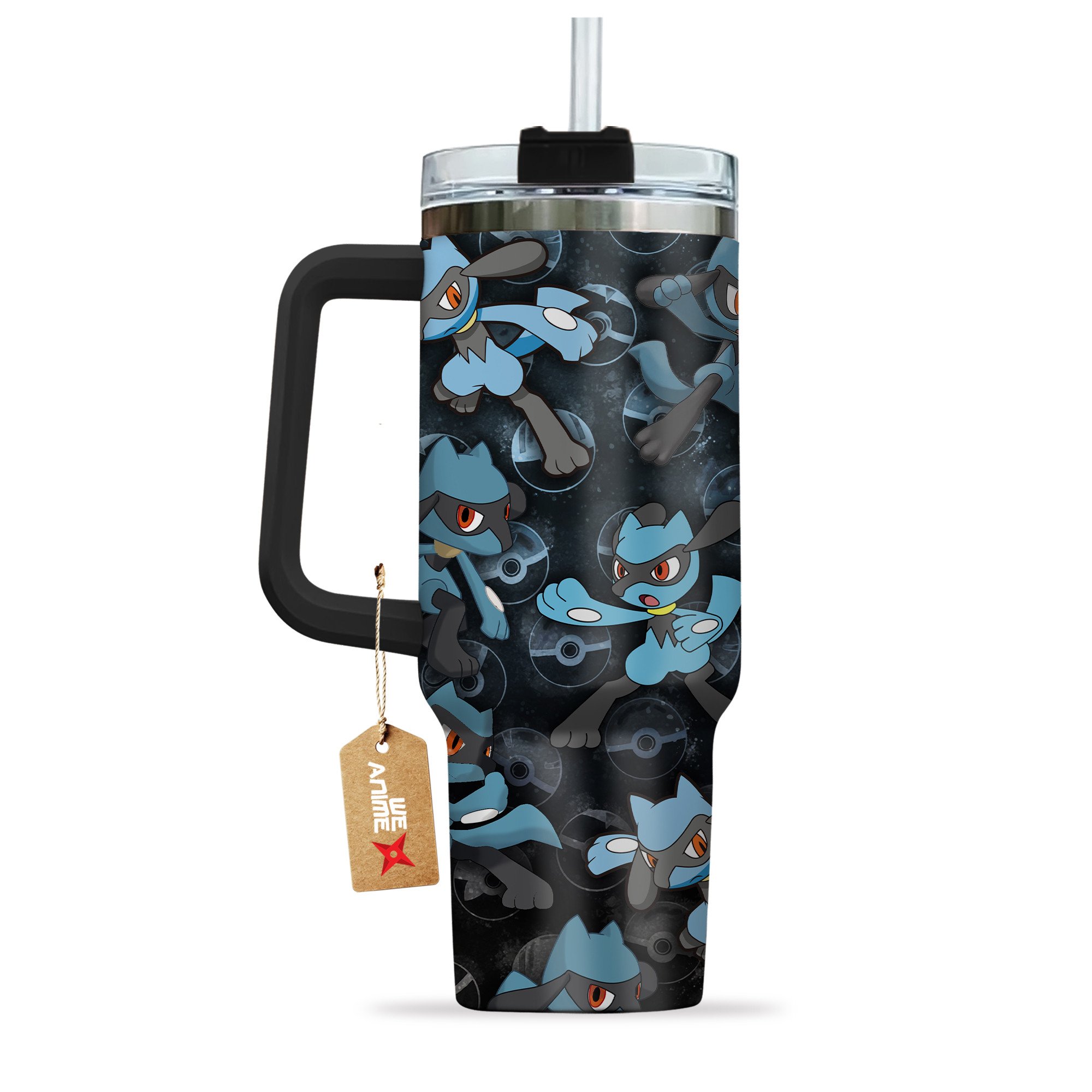 Riolu Pokemon Anime Custom Stanley Cup 40 oz 30 oz Tumbler With HandleTVC2301201