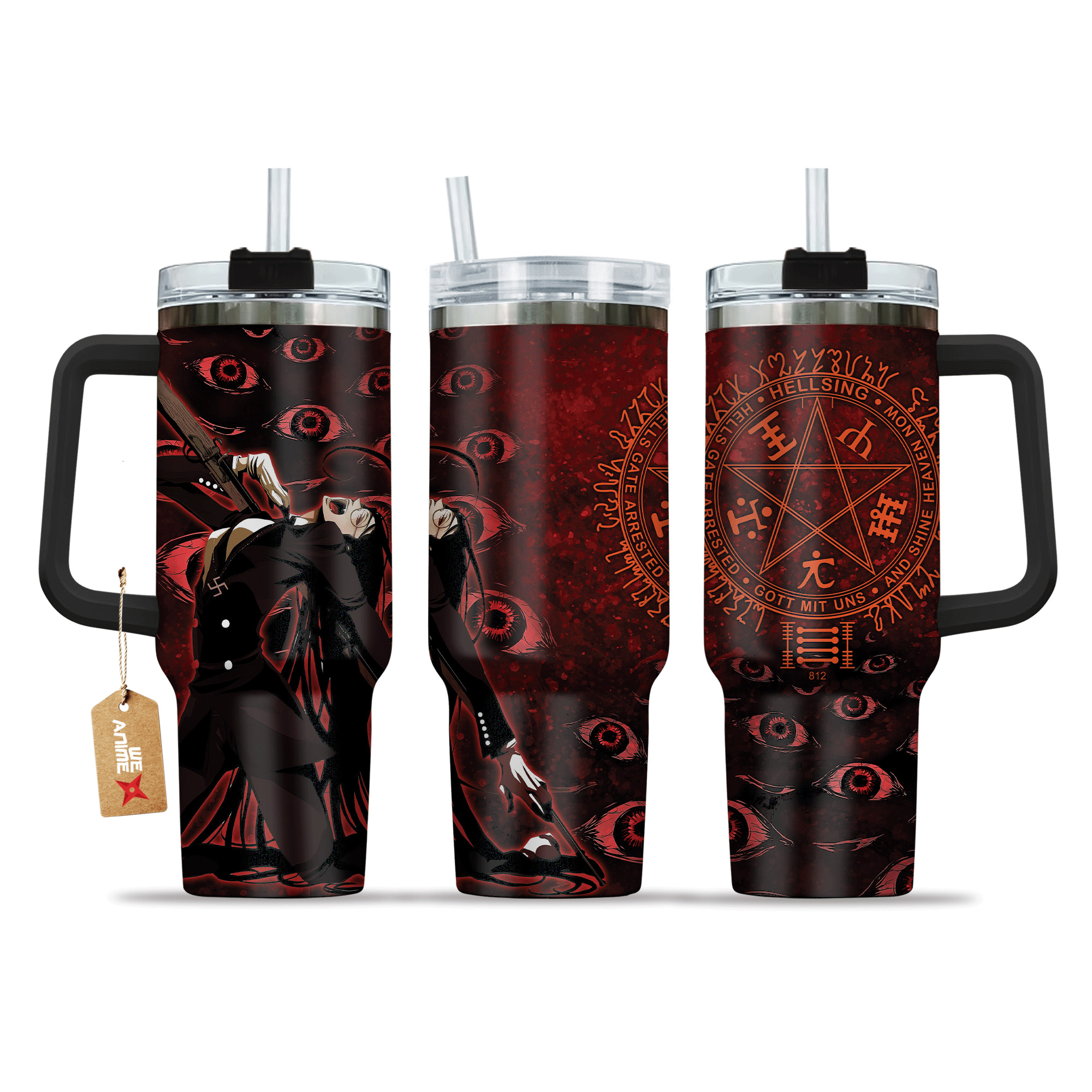 Rip Van Winkle Hellsing Anime Custom Stanley Cup 40 oz 30 oz Tumbler With HandleTVC2301216