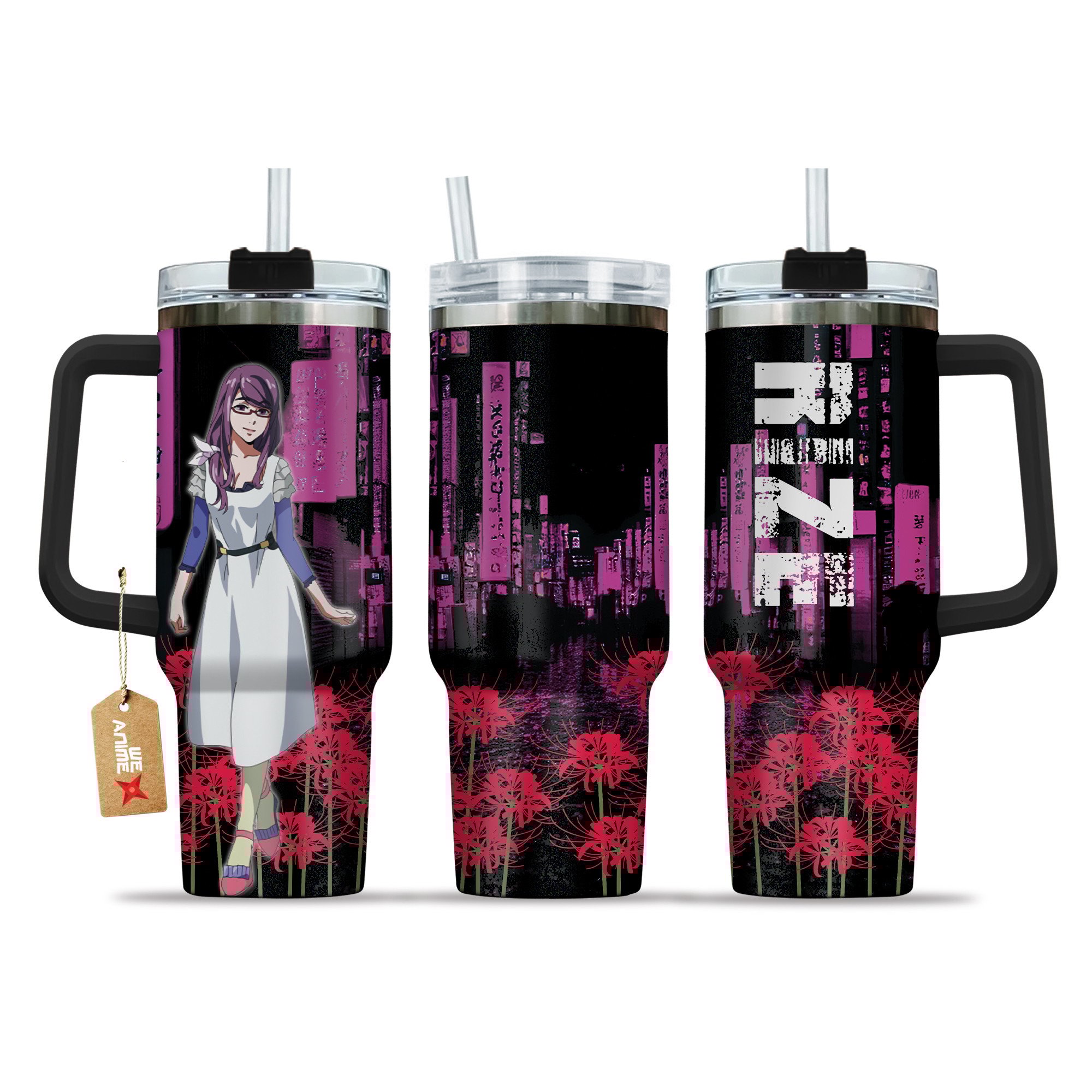 Rize Kamishiro Tokyo Ghoul Anime Custom Stanley Cup 40 oz 30 oz Tumbler With HandleTVC2301210