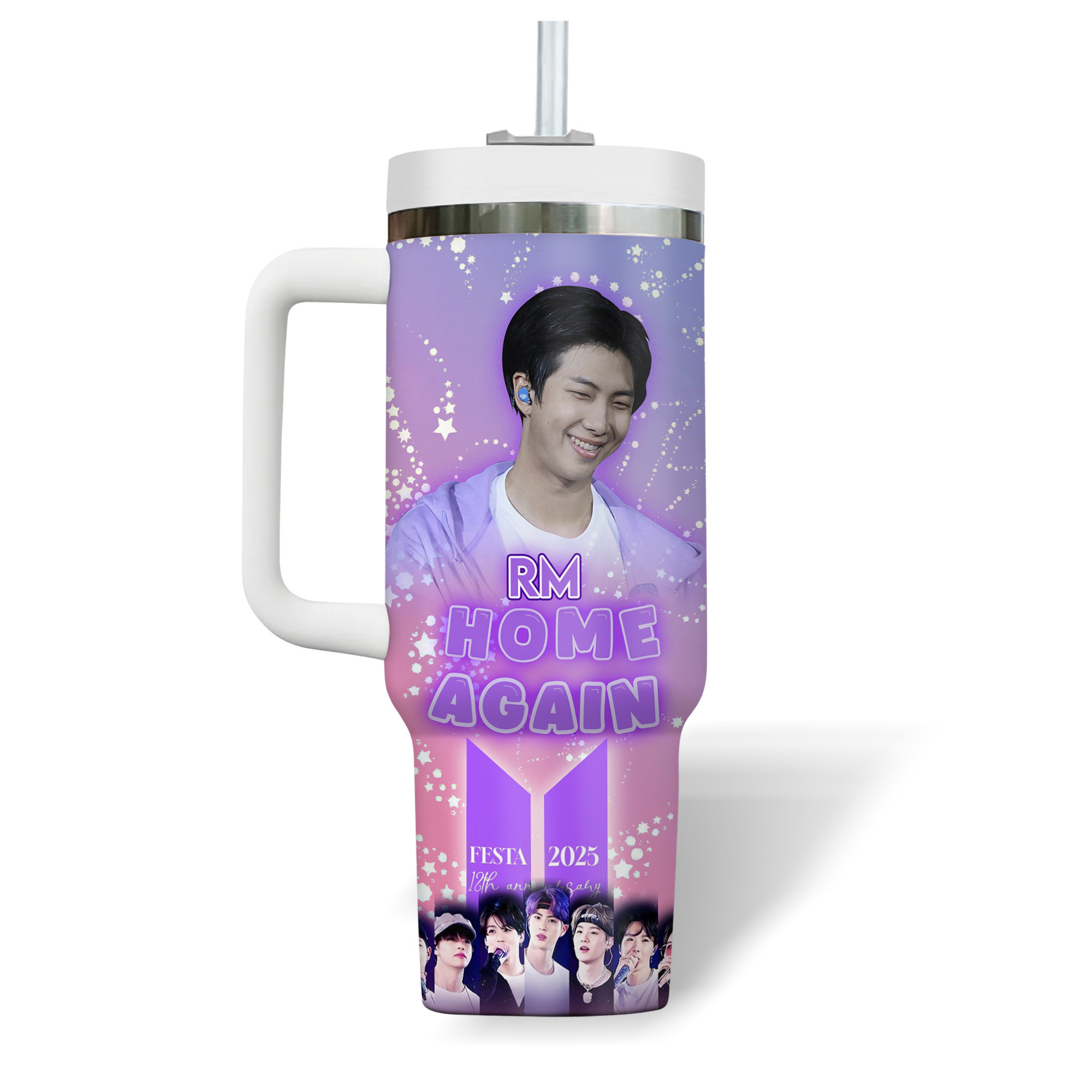 RM BTS Music Custom Stanley Cup 40 oz 30 oz Tumbler With HandleTVC2301180 - Image 4