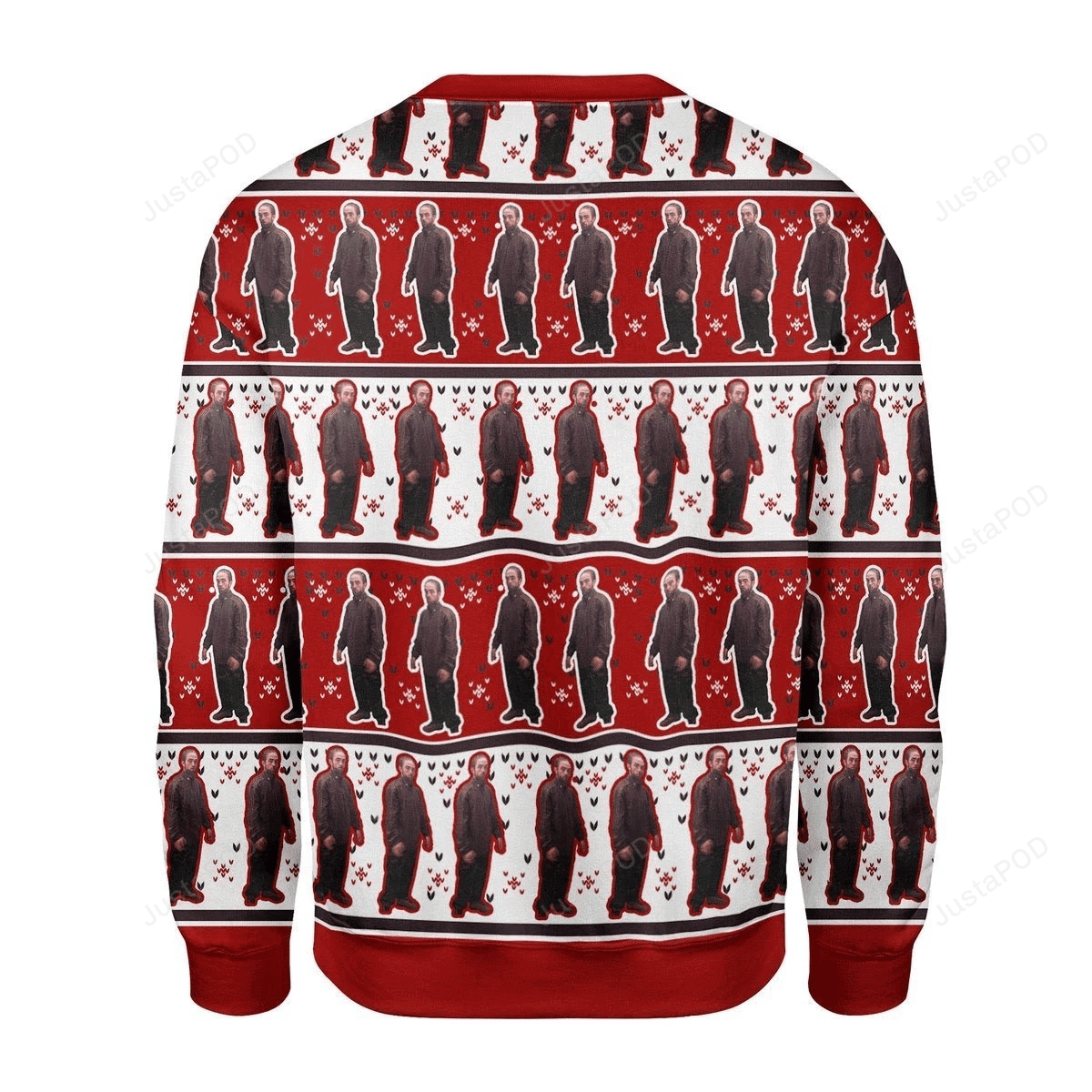 Robert Pattinson Meme Ugly Christmas Sweater Adult 3D Funny Matching for family