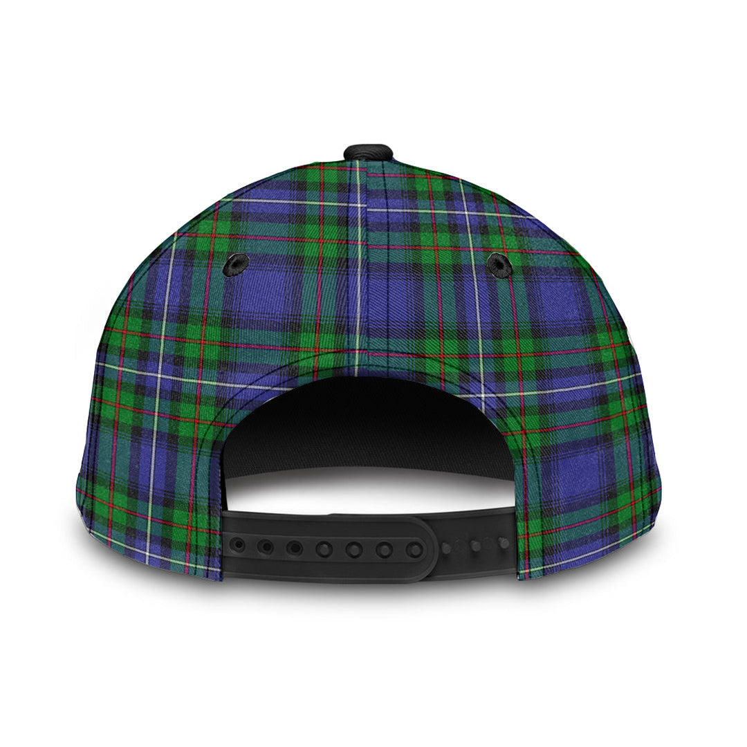 Robertson Hunting Modern Tartan Baseball Cap, Tartan Plaid Cap with Family Crest K23 Trucker Hats Custom Hats Gifts For Men & Women