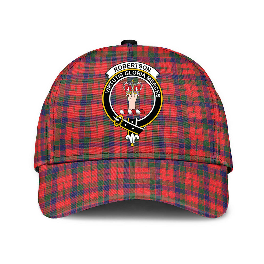 Robertson Modern Tartan Baseball Cap, Tartan Plaid Cap with Family Crest K23 Trucker Hats Custom Hats Gifts For Men & Women