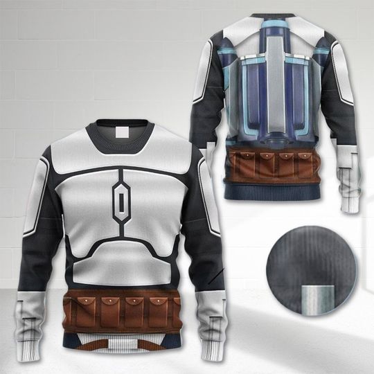 Robot Galaxy Movie Cosplay Costume, Holiday Trip All Over Print 3D Sweatshirt