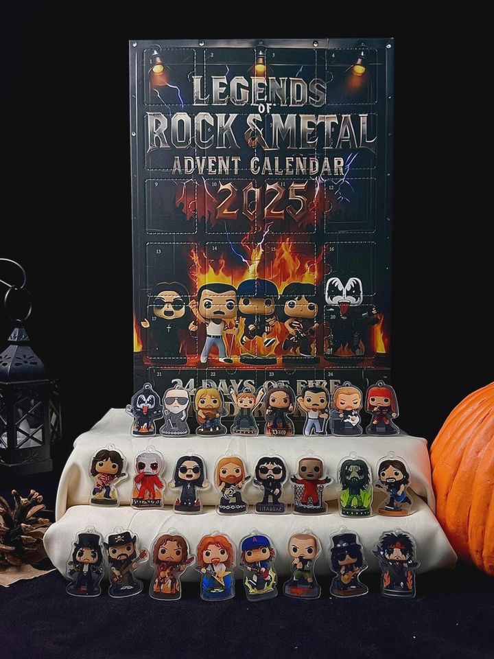 Rock and Metal Advent Calendar: 24 Music Legend Collectible Figures