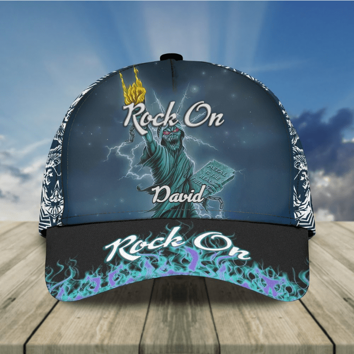 Rock Star Cap, Personalized Rock Star Classic Cap, Custom Name Hat for Friends, Rock Players Trucker Hats Custom Hats Gifts For Men & Women