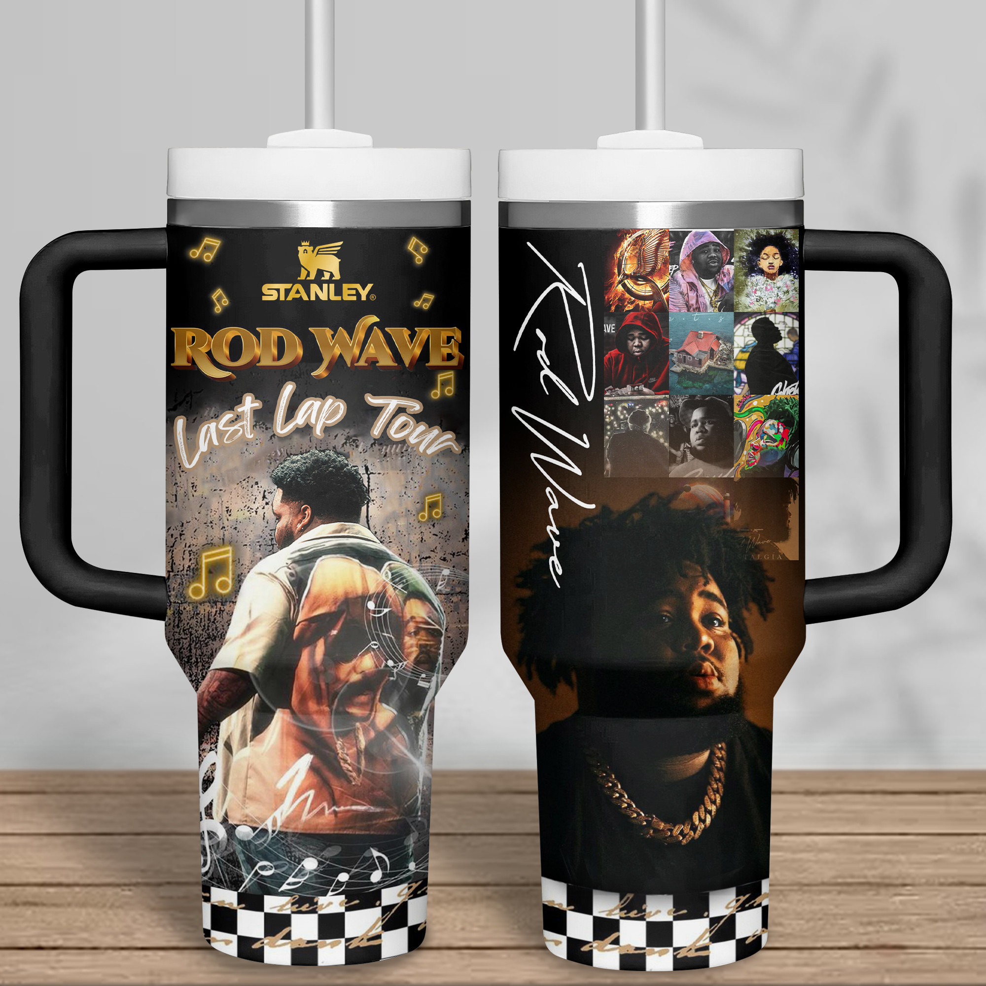 Rod Wave Music Custom Stanley Cup 40 oz 30 oz Tumbler With HandleTVC2301340 - Image 5