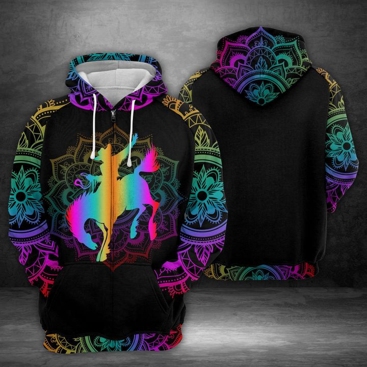 Rodeo Girl 3D All Over Print Hoodie, Zip Hoodie