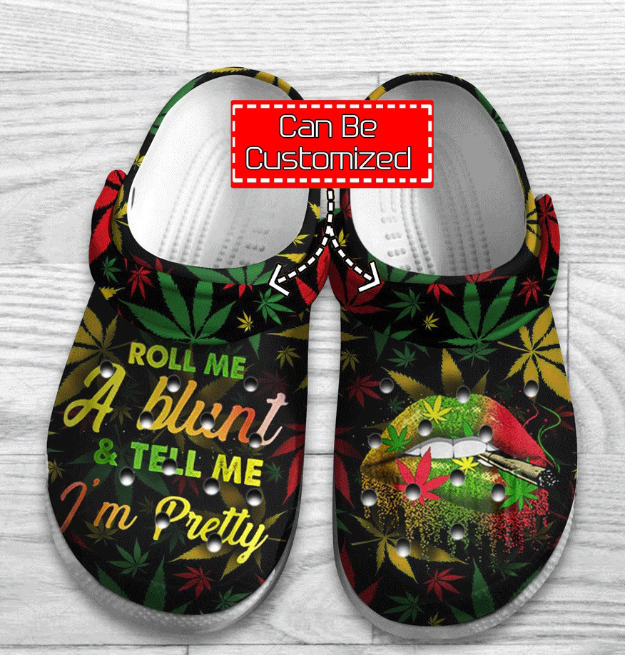 Roll Me A Blunt - Cannabis Marijuana Weed Clog Shoes For Men And Women