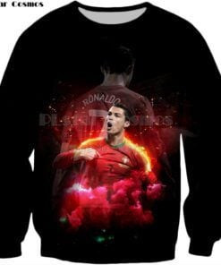 Ronaldo Cosmos Sweatshirt Ugly Christmas Sweater Adult 3D Funny Matching for family