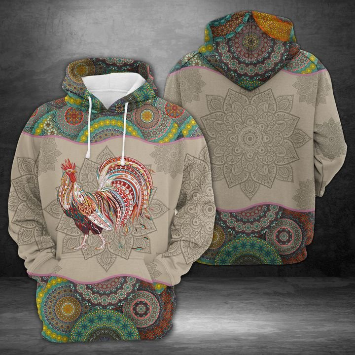 Rooster 3D All Over Print Hoodie, Zip Hoodie