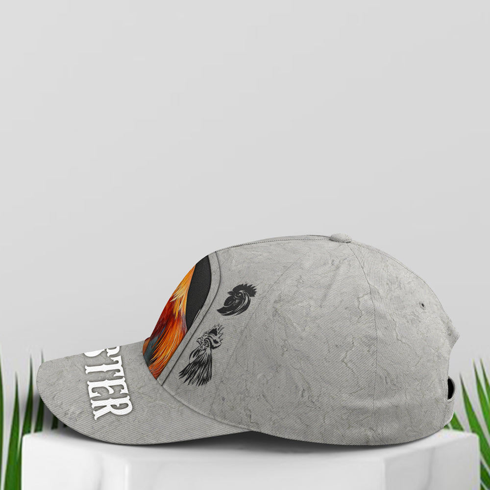 Rooster Vector Art Baseball Cap Trucker Hats Custom Hats Gifts For Men & Women