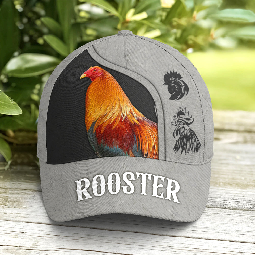 Rooster Vector Art Baseball Cap Trucker Hats Custom Hats Gifts For Men & Women