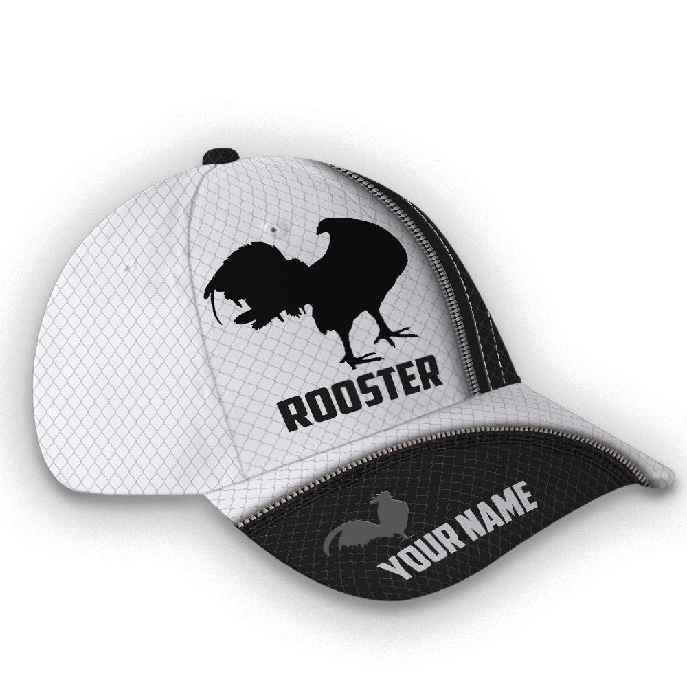 Rooster Zip Customized Hat Classic Cap Trucker Hats Custom Hats Gifts For Men & Women