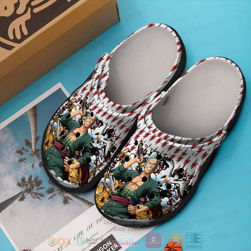 Roronoa Zoro One Piece Anime Crocs Crocband Clogs Shoes Comfortable For Men Women and Kids