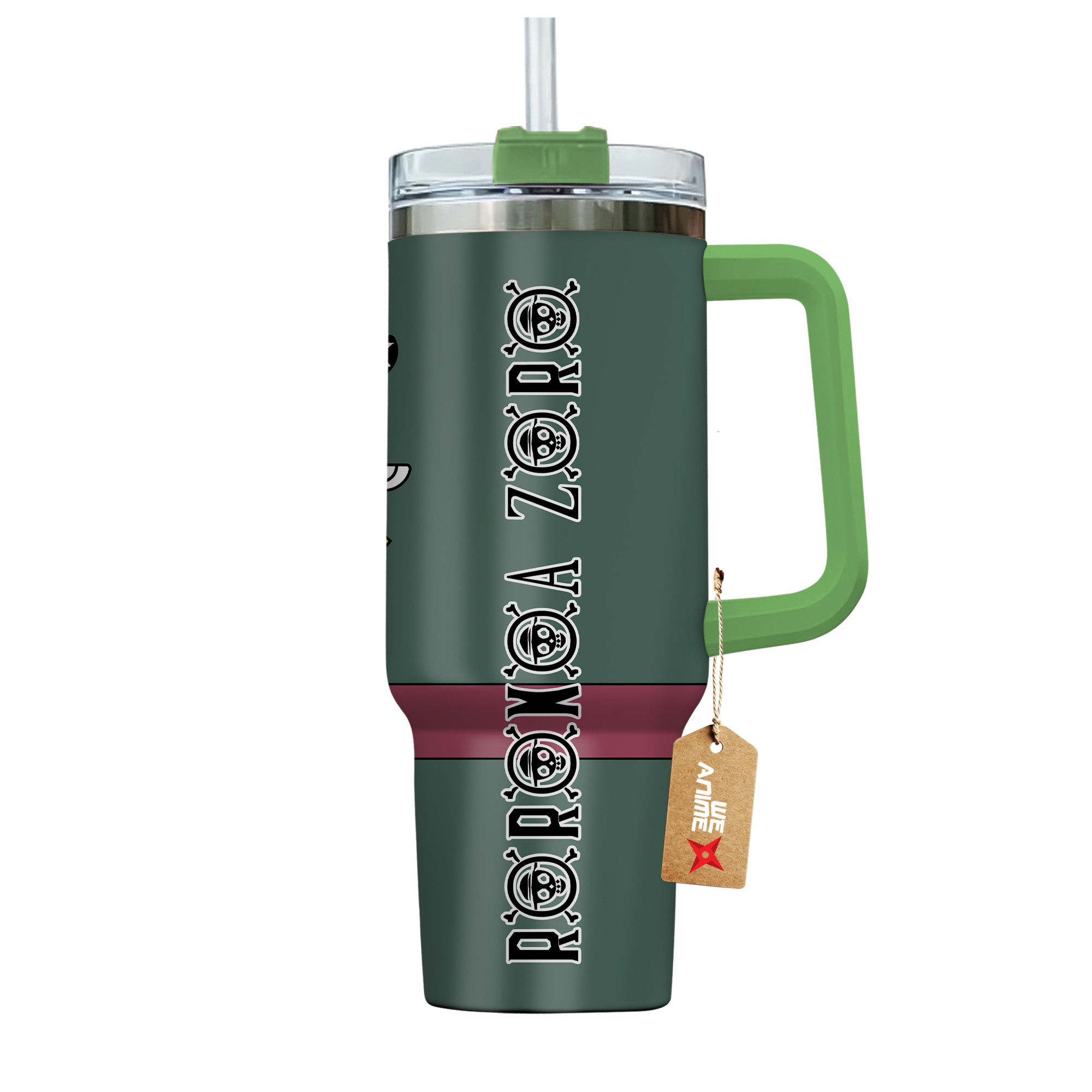 Roronoa Zoro One Piece Anime Custom Stanley Cup 40 oz 30 oz Tumbler With HandleTVC2301138 - Image 4