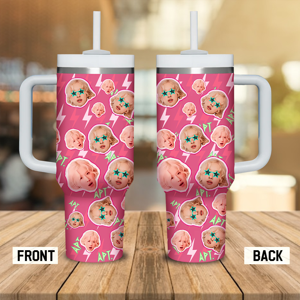 RosÃ© x Bruno Mars Music Custom Stanley Cup 40 oz 30 oz Tumbler With HandleTVC2301484