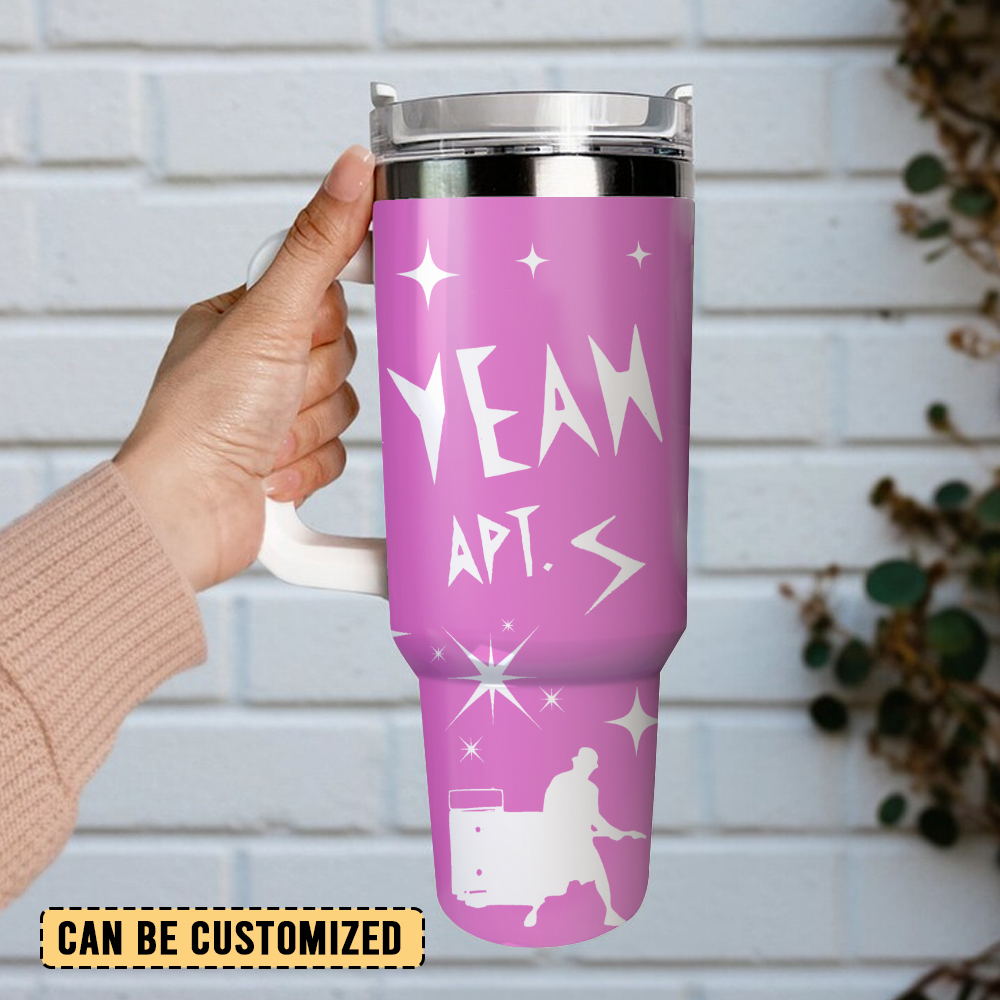 Rosé x Bruno Mars Music Custom Stanley Cup 40 oz 30 oz Tumbler With HandleTVC2301484 - Image 3