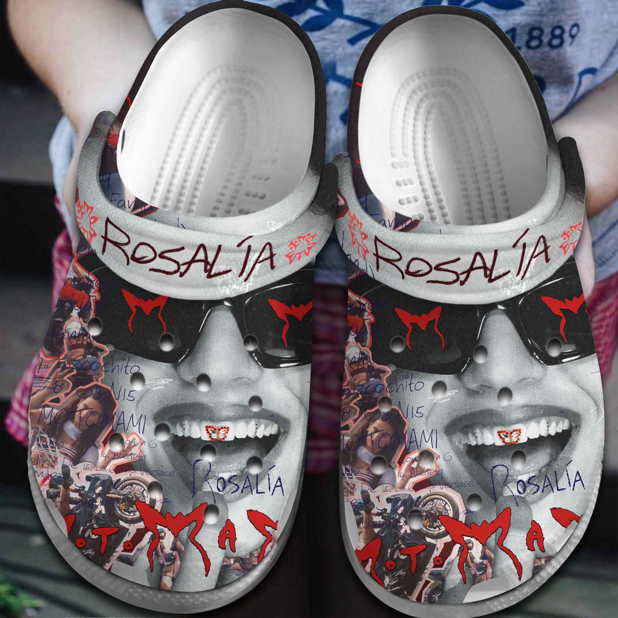 Rosalia Singer Music Crocs Crocband Clogs Shoes Comfortable For Men Women and Kids