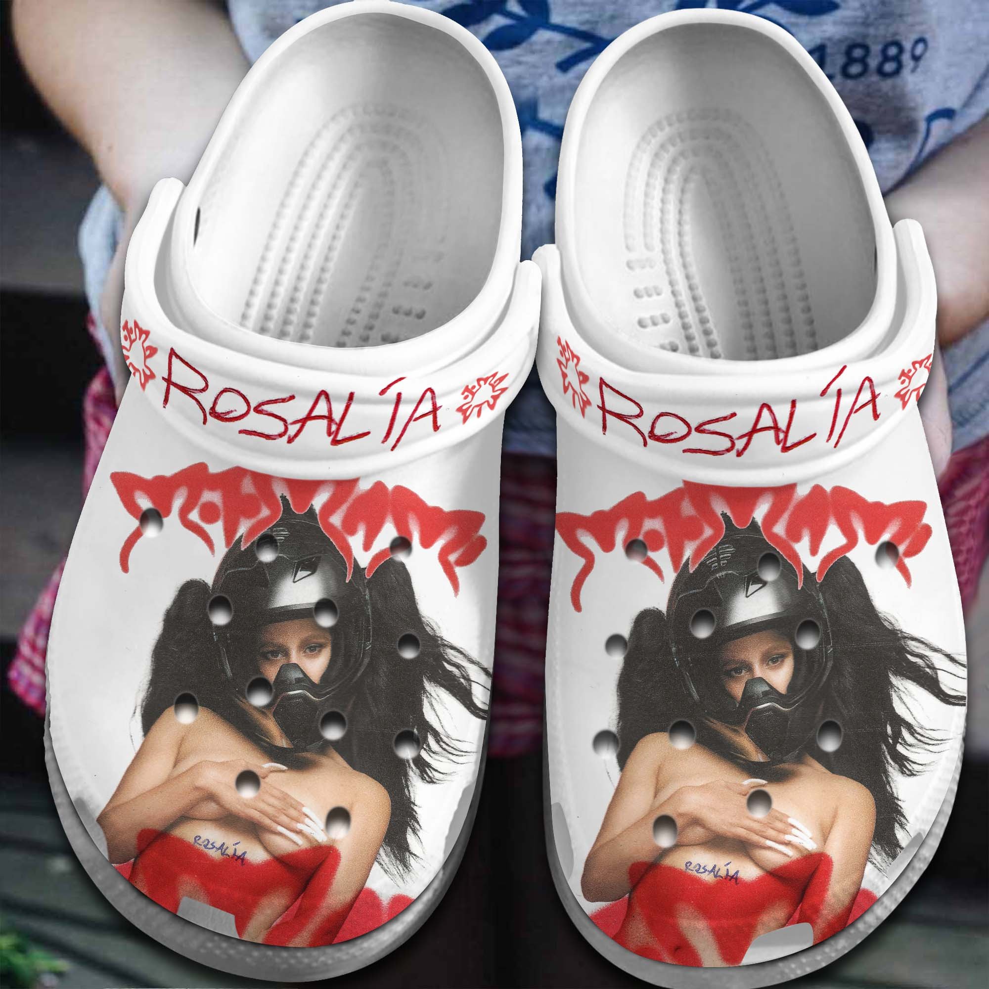 Rosalia Singer Music Crocs Crocband Clogs Shoes Comfortable For Men Women and Kids