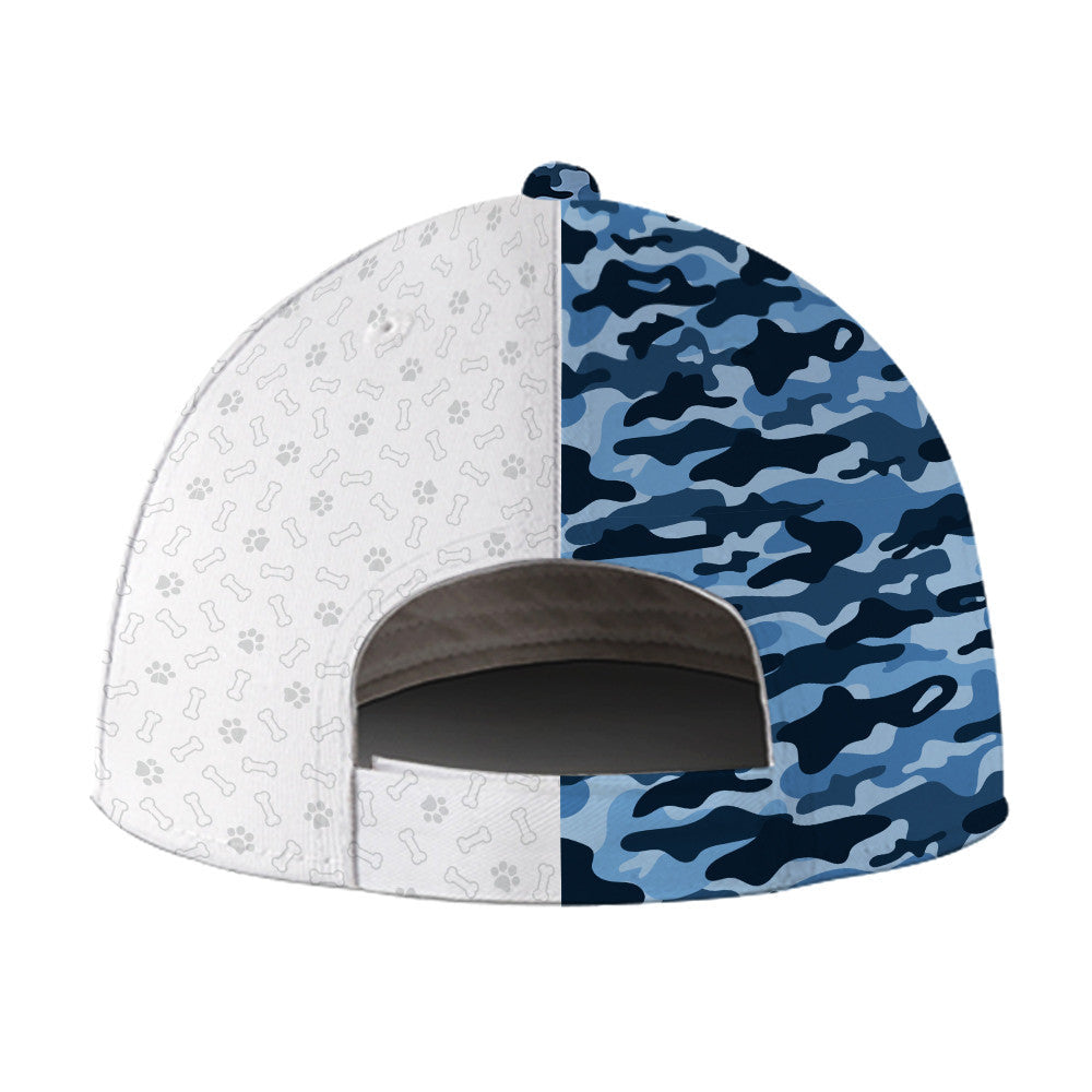Rottweiler Blue Camo Hat Classic Cap Trucker Hats Custom Hats Gifts For Men & Women