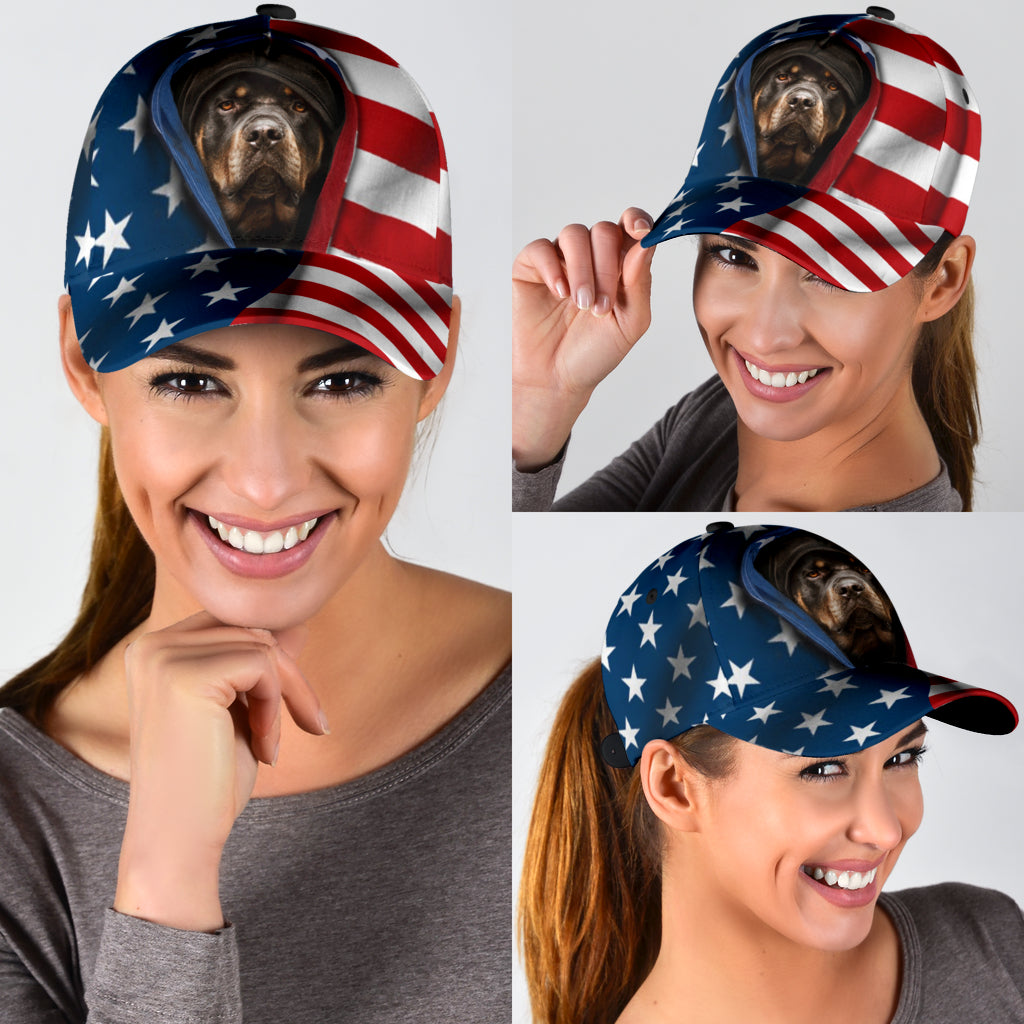 Rottweiler Classic Cap Trucker Hats Custom Hats Gifts For Men & Women