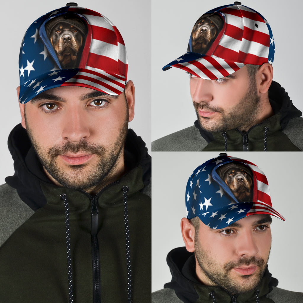 Rottweiler Classic Cap Trucker Hats Custom Hats Gifts For Men & Women