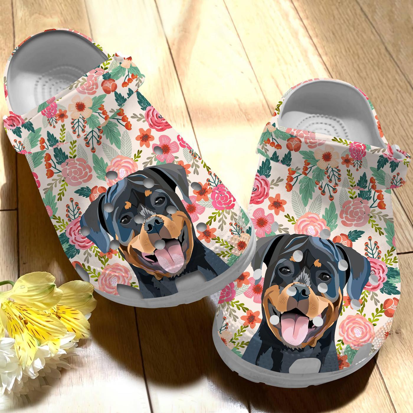 Rottweiler Dog Crocs Crocband Clogs Shoes Comfortable For Men Women and Kids - Image 6