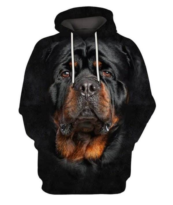 Rottweiler Ma Chi Ma 3D All Over Print Hoodie, Zip Hoodie