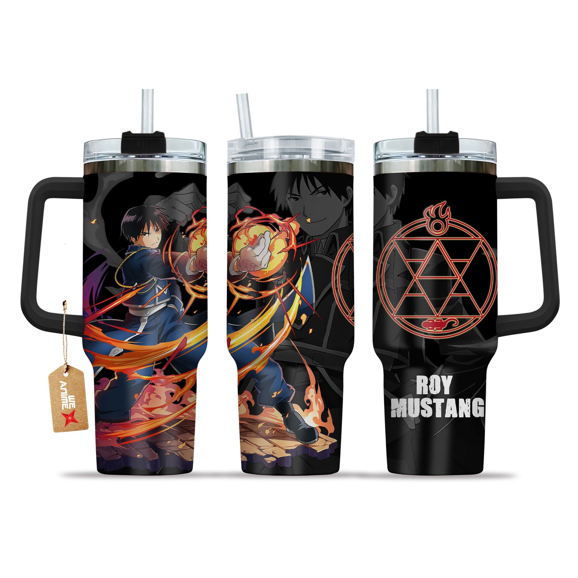 Roy Mustang Fullmetal Alchemist Anime Custom Stanley Cup 40 oz 30 oz Tumbler With HandleTVC2301150