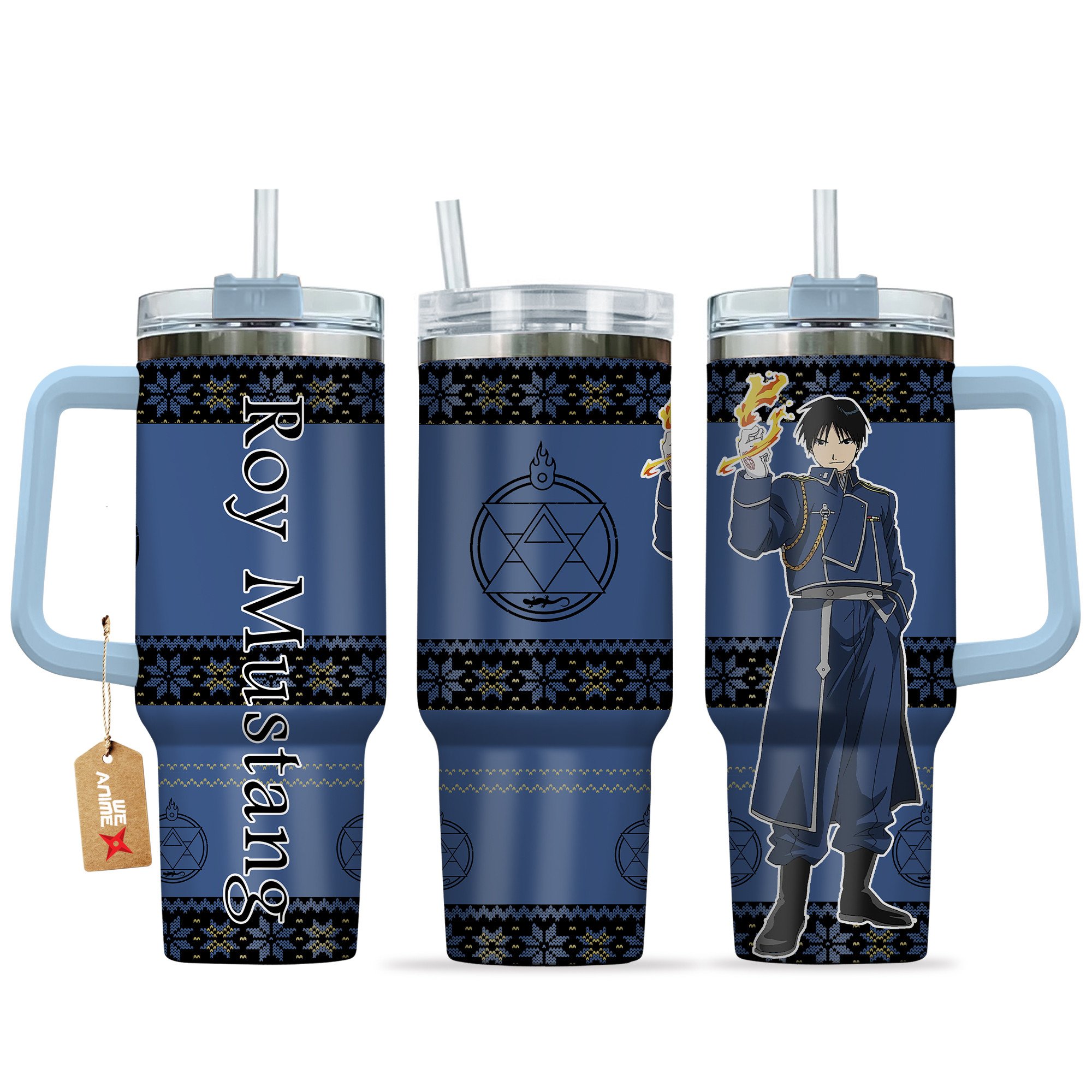 Roy Mustang Fullmetal Alchemist Anime Custom Stanley Cup 40 oz 30 oz Tumbler With HandleTVC2301166